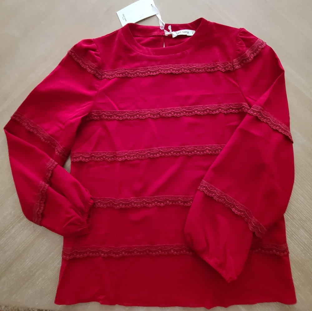 Grace Karin red top size M